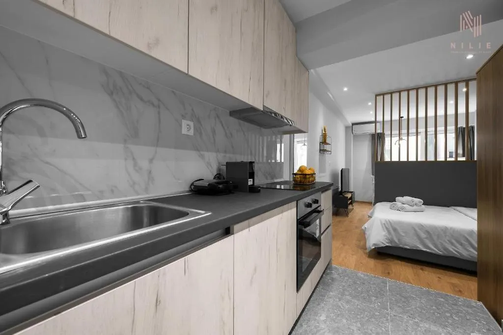 شقة Big Apple Studios And Apartments, Nilie Hospitality Mgmt سالونيك