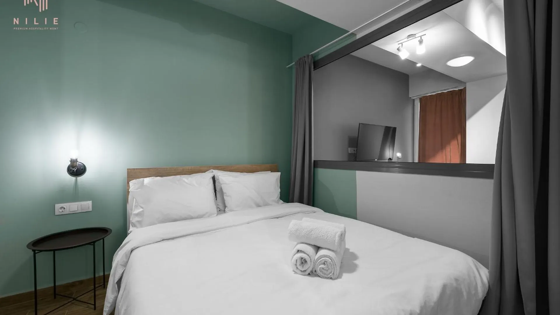 شقة Big Apple Studios And Apartments, Nilie Hospitality Mgmt سالونيك اليونان